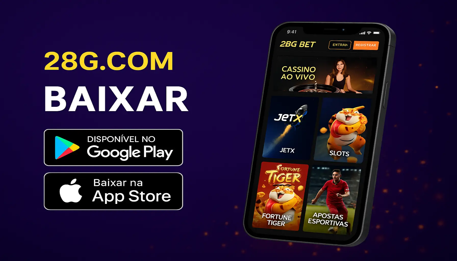 Baixar o 28G.COM Cassino App